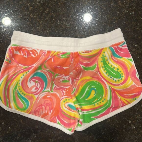 Lilly Pulitzer Velour Chrissy Beach Shorts - Picture 3 of 3